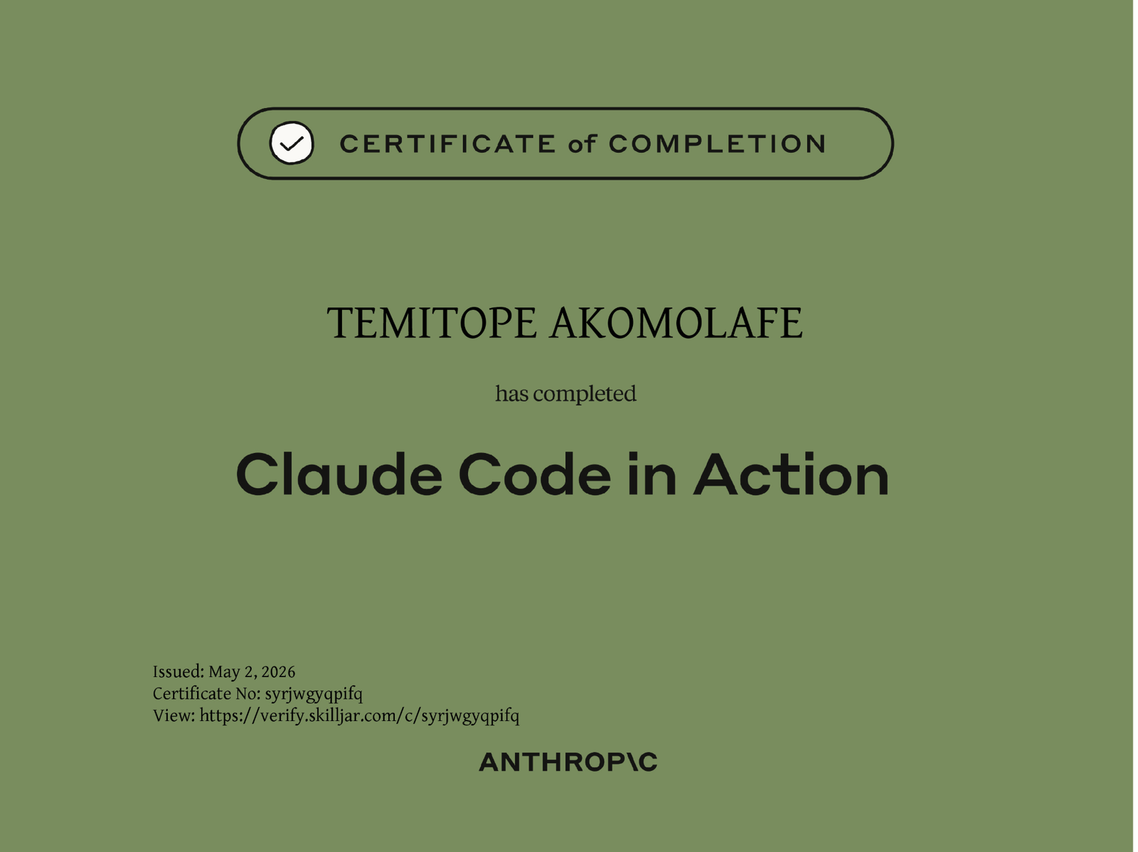CLAUDE CODE IN ACTION